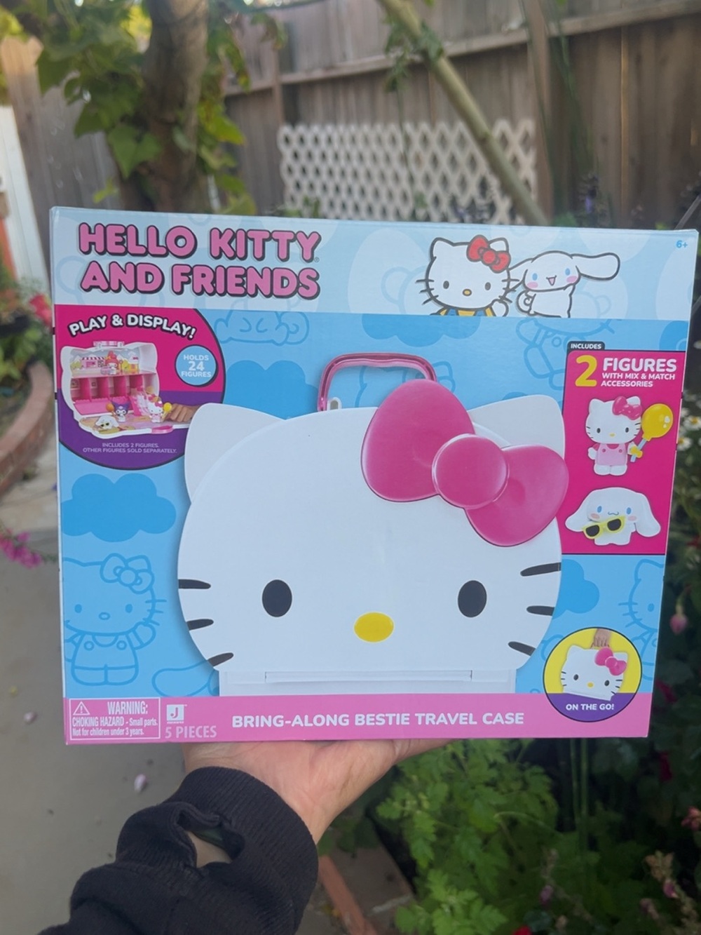 Hello Kitty Bring-Along Bestie Travel Case - White, Pink & Yellow